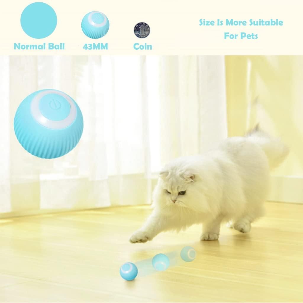 Rotating Toy Ball | Interactive Cat Toy Rotating Ball with LED