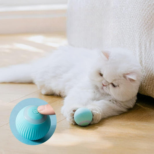 Rotating Toy Ball | Interactive Cat Toy Rotating Ball with LED