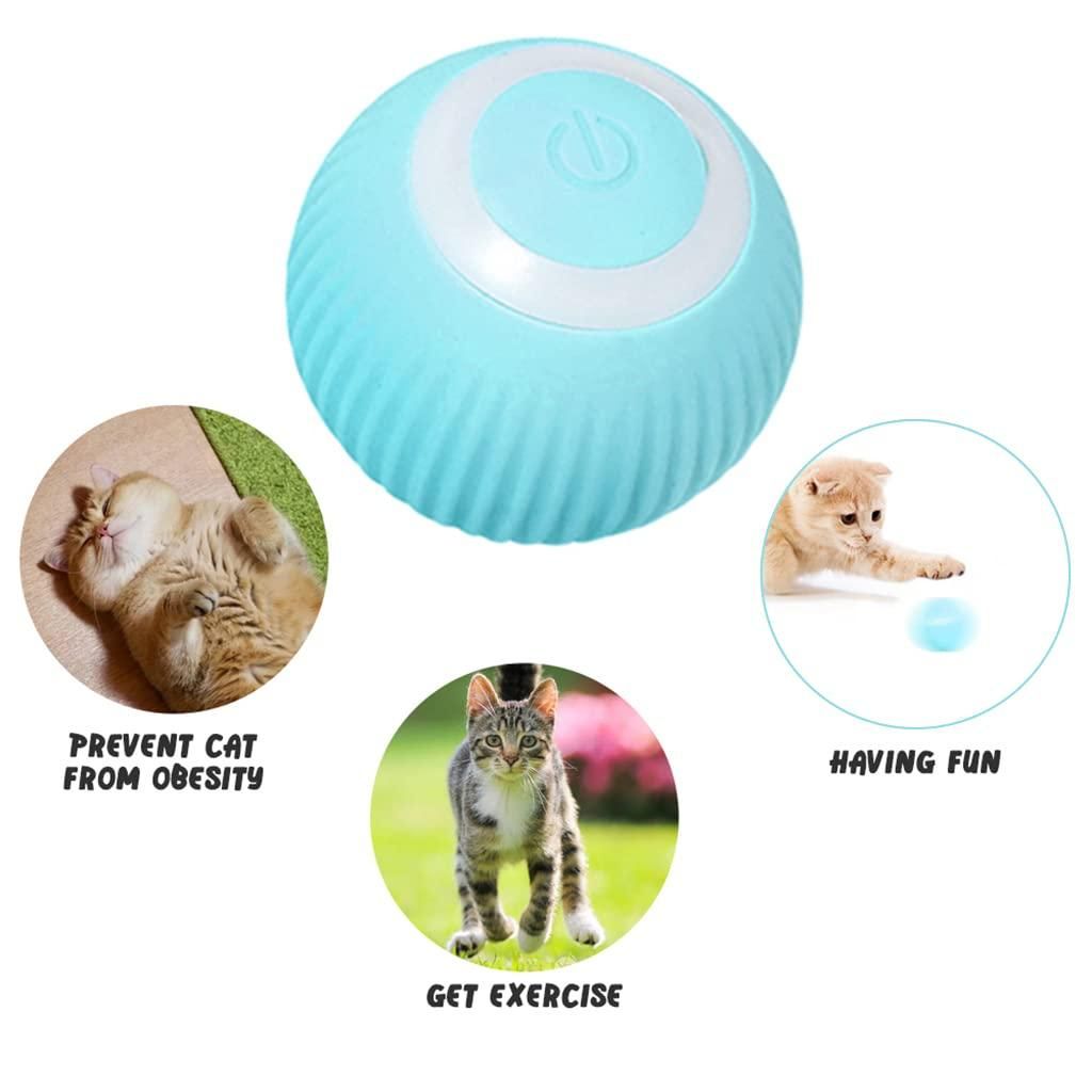 Rotating Toy Ball | Interactive Cat Toy Rotating Ball with LED